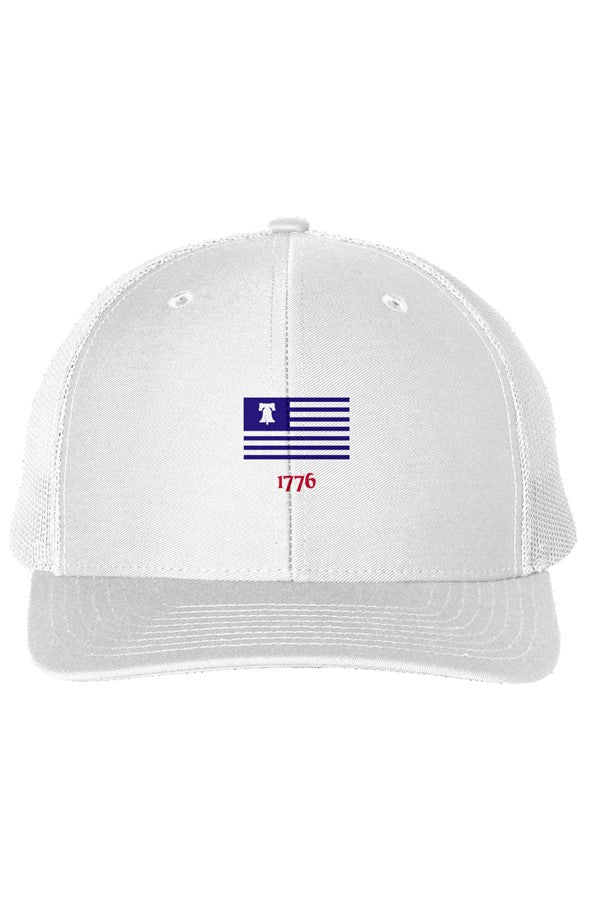 1776 Blue Flag Richardson Trucker Hat
